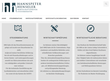Hannspeter Henseler - Wirtschaftsprüfer und Steuerberater